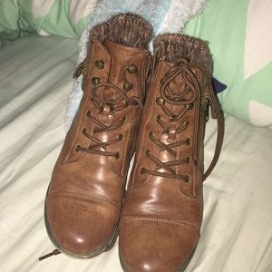Brown boots